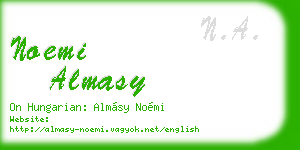 noemi almasy business card